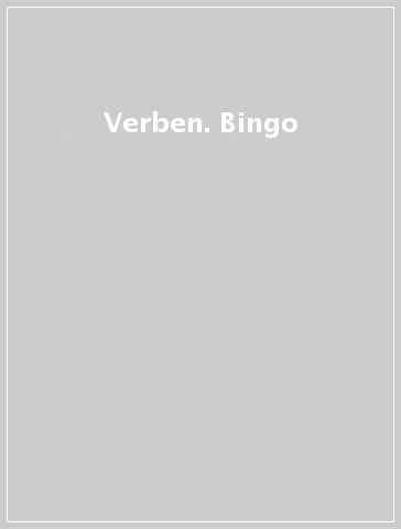 Verben. Bingo