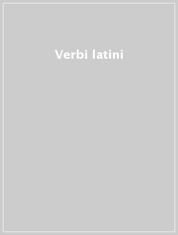 Verbi latini