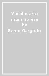 Vocabolario mammolese