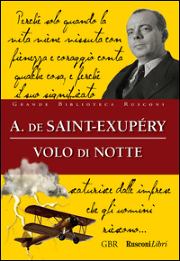 Volo di notte - Antoine de Saint-Exupéry