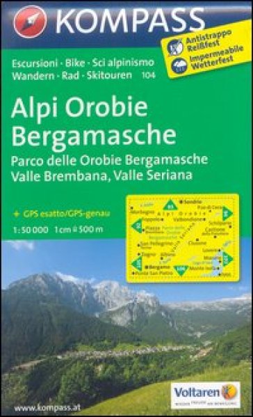 WK 104 Alpi Orobie Bergamasche