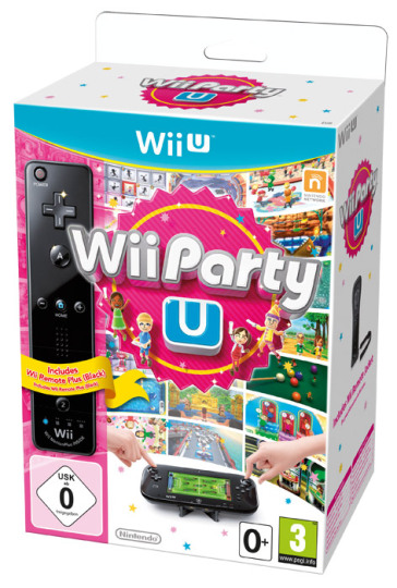 Wii Party U + Telecomando Nero