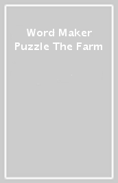 Word Maker Puzzle The Farm