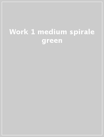 Work 1 medium spirale green