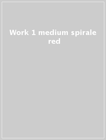 Work 1 medium spirale  red