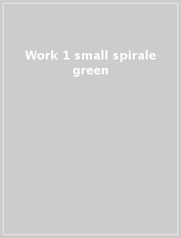 Work 1 small spirale green