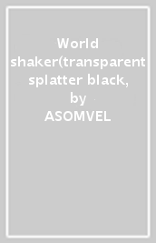 World shaker(transparent splatter black,