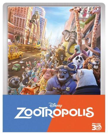 Zootropolis (Ltd Steelbook) (3D) (2 Blu-Ray+Blu-Ray 3D) - Jared Bush - Byron Howard - Rich Moore