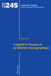 L adjectif en français et sa définition lexicographique