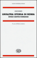 Un altra storia di Roma. Origo gentis Romanae. Testo latino a fronte