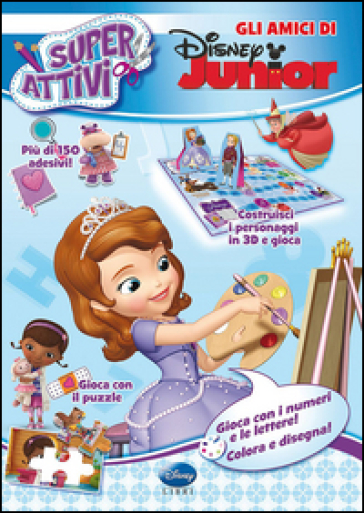 Gli amici di Disney Junior. Superattivi. Con adesivi. Ediz. illustrata