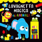 Gli animali. Lavagnetta magica. Ediz. a colori. Con 4 gessetti colorati