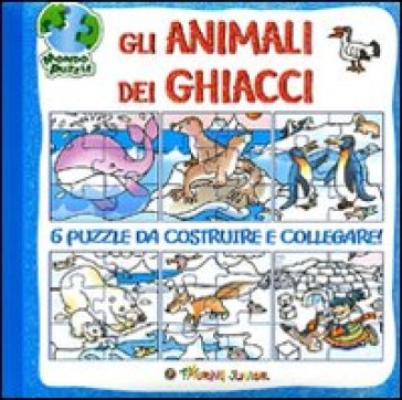 Gli animali dei ghiacci. Libro puzzle. Ediz. illustrata - Irene Mazza