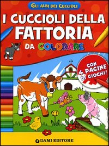 I cuccioli della fattoria da colorare