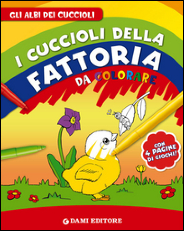 I cuccioli della fattoria da colorare