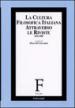 La cultura filosofica italiana attraverso le riviste 1945-2000