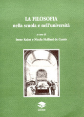 La filosofia nella scuola e nell università. 3.