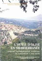 L huile d olive en Méditerranée