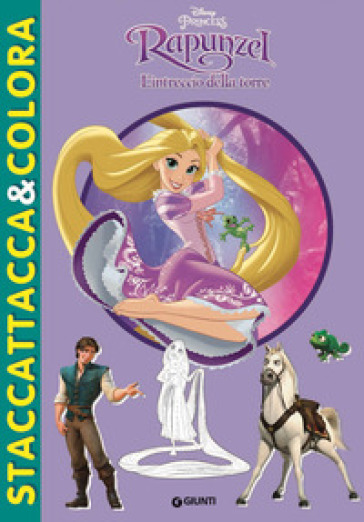 L'intreccio della torre. Rapunzel. Staccattacca e colora. Con adesivi. Ediz. illustrata