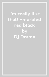 I m really like that! -marbled red&black