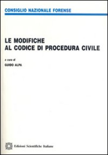 Le modifiche al codice di procedura civile