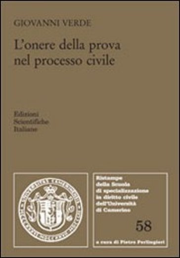 L'onere della prova nel processo civile - Giovanni Verde