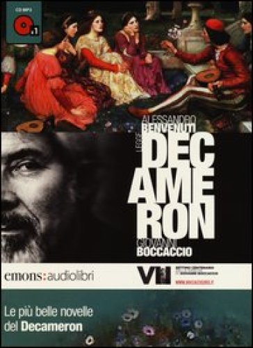 Le più belle novelle del Decamerone lette da Alessandro Benvenuti. CD Audio formato MP3 - Giovanni Boccaccio
