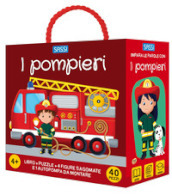 I pompieri. Q-box. Ediz. a colori. Con autopompa da montare. Con 4 figure sagomate. Con puzzle