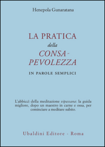 La pratica della consapevolezza. In parole semplici - Henepola Gunaratana