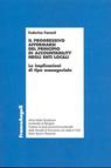 Il progressivo affermarsi del principio di accountability negli locali. Le implicazioni di tipo manageriale - Federica Farneti