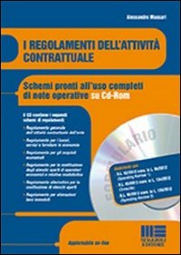 I regolamenti dell'attività contrattuale. CD-ROM - Alessandro Massari