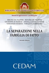 La separazione nella famiglia di fatto. Seconda edizione