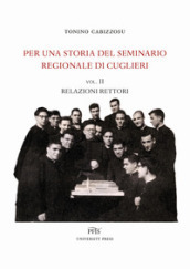 Per una storia del seminario regionale di Cuglieri. 2: Relazioni rettori