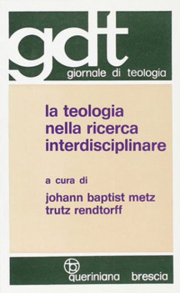 La teologia nella ricerca interdisciplinare