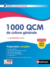 1 000 QCM de culture générale - Catégories A, B, C - 2024-2025 - ePUB - N° 28