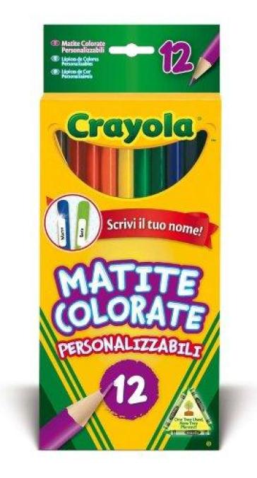 12 matite colorate personalizzabili - CRAYOLA