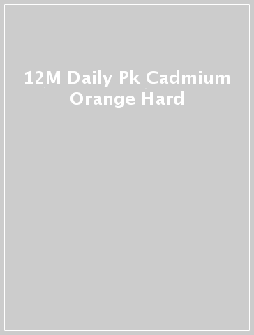 12M Daily Pk Cadmium Orange Hard