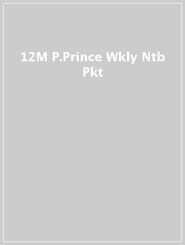 12M P.Prince Wkly Ntb Pkt