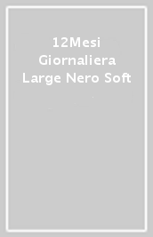 12Mesi Giornaliera Large Nero Soft