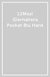 12Mesi Giornaliera Pocket Blu Hard