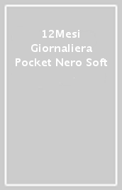 12Mesi Giornaliera Pocket Nero Soft