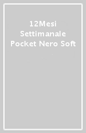 12Mesi Settimanale Pocket Nero Soft