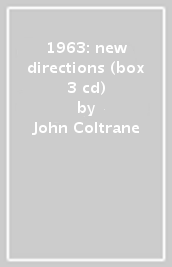 1963: new directions (box 3 cd)
