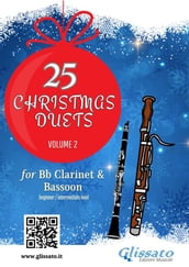25 Christmas Duets book for Bb Clarinet and Bassoon - Volume 2