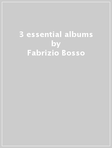 3 essential albums - Fabrizio Bosso