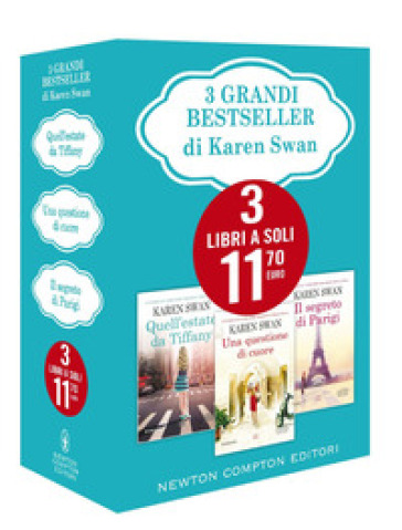 3 grandi bestseller di Karen Swan: Quell'estate da Tiffany-Una questione di cuore-Il segreto di Parigi - Karen Swan