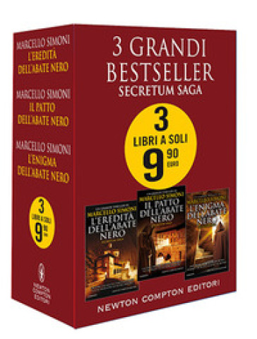 3 grandi bestseller. Secretum Saga: L'eredità dell'abate nero-Il patto dell'abate nero-L'enigma dell'abate nero - Marcello Simoni