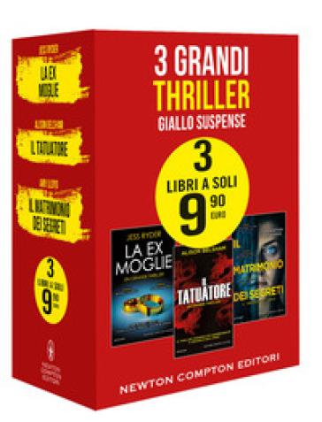 3 grandi thriller. Giallo suspense: La ex moglie-Il tatuatore-Il matrimonio dei segreti - Jess Ryder - Alison Belsham - Samantha Downing