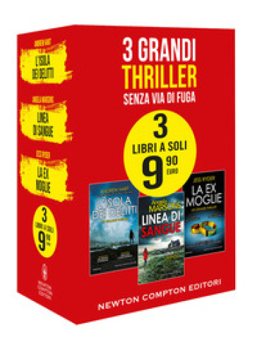 3 grandi thriller. Senza via di fuga: L'isola dei delitti-Linea di sangue-La ex moglie - Andrew Hart - Angela Marsons - Jess Ryder