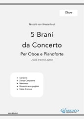 5 Brani da Concerto (N.van Westerhout) vol.Oboe